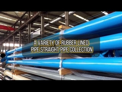 Echte Sammlung von Gummi gefüllten Rohren