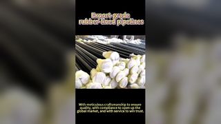 Langlebiges, mit Gummi ausgekleidetes Rohr für raue Industrien