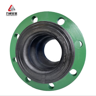Doppelsphärische flexible Gummiverbindung mit Geräuschreduzierung Kohlenstoffstahl galvanisierter Flansch Arbeitstemperatur -30C-150C