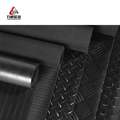 Anpassungsfähiges Gummiblech in NBR / SBR / NR / EPDM / Silikon / FKM usw. Länge 1-50m