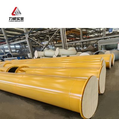 PE-beschichtete Gummi-Fertigrohr für Hochtemperatur-Hochdruckumgebungen