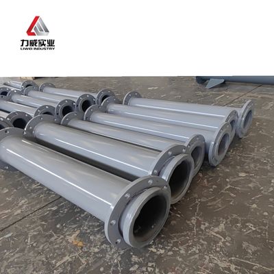 Gute Flexibilität Gummi überzogen Pipeline mit fortschrittlichen Stahlrohr-Technologie