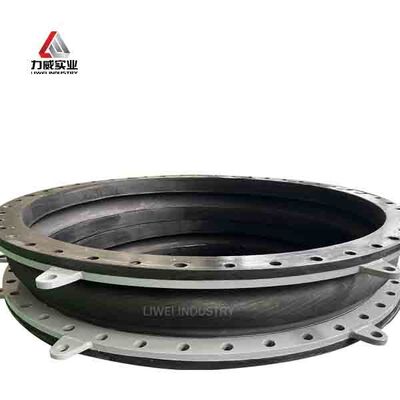 Druckwiderstand 6 bis 40 bar Einkugel flexibler Gummiverbindung für einfache Montage und flexible Rohrleitungsanschlüsse