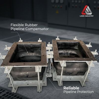 Flexibler Nichtmetall-Gummi-Kompensator zur Absorption von Vibrationen und zum Ausgleich von Wärmeausdehnung in Rohrleitungsanwendungen