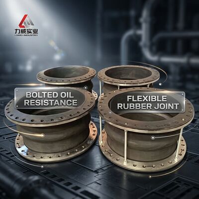 Verschraubte Installationsmethode für flexible Einzelkugel-Gummikompensatoren, die eine ausgezeichnete Ölbeständigkeit bieten und für den langfristigen Einsatz in industriellen Fluidsystemen konzipiert sind.