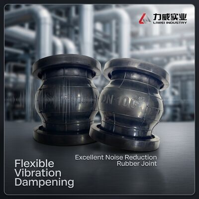 Verarbeitende Industrie Einkugel flexible Gummiverbindung mit guter Geräuschreduktion DN25-DN4000