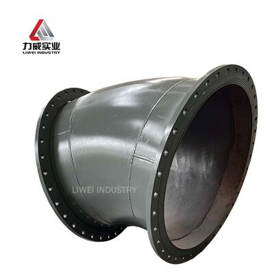 ISO Certified Factory Chemical Industry Rubber Lined Pipe with EPDM Neoprene Nitrile Lining Options