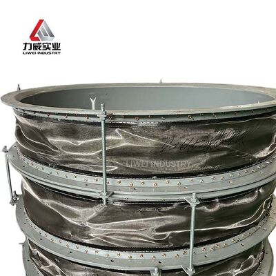 Round Vibration Damping Non Metal Fabric Compensator Air Duct Expansion Joint Noise Reduction